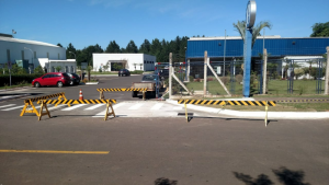 Construção de calçada 